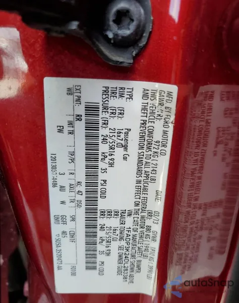2013 Ford Focus Se from USA, damaged, VIN 1FADP3K24DL283381